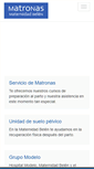 Mobile Screenshot of matronasmaternidadbelen.com