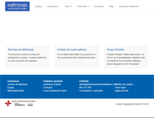 Tablet Screenshot of matronasmaternidadbelen.com